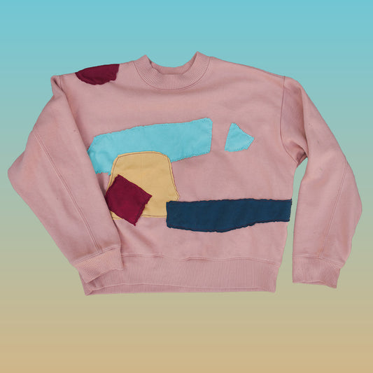 Scrap Fabric Sweatshirt No4 (medium)